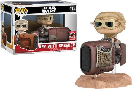 Funko Pop! - Star Wars - #174 - Rey with Speeder