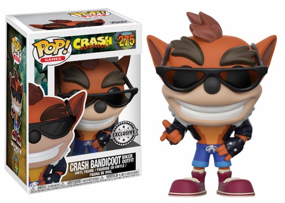 #275 - Crash Bandicoot - Crash Bandicoot (biker outfit) | Popito.fr