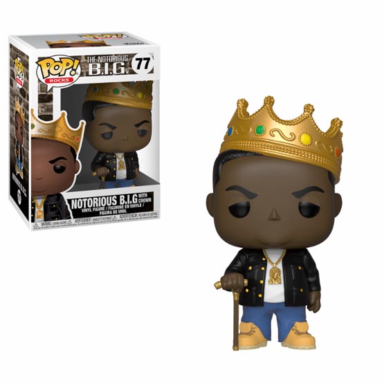 #077 - Notorious B.I.G. - Notorious B.I.G. with crown | Popito.fr