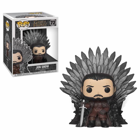 #072 - Jon Snow on Iron Throne | Popito.fr