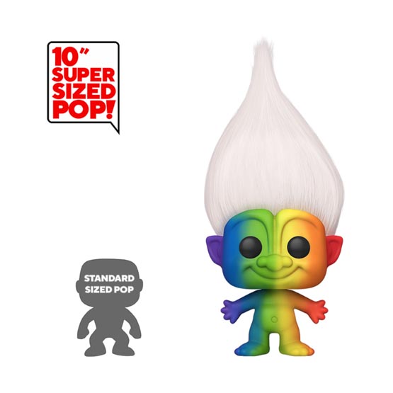 #009 - Trolls - Good Luck Trolls - Rainbow Troll (giant) (Chase 1/6) | Popito.fr