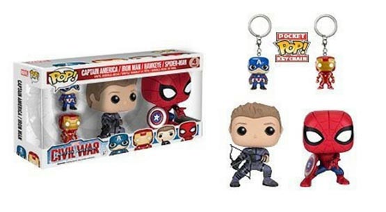 #XXX - Captain America: Civil War - Captain America / Iron Man / Hawkeye / Spider-Man | Popito.fr