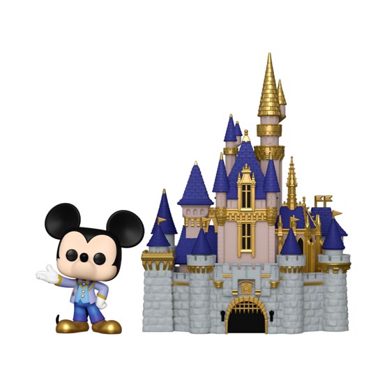 #026 - Walt Disney World 50th anniversary - Cinderella Castle and Mickey Mouse | Popito.fr