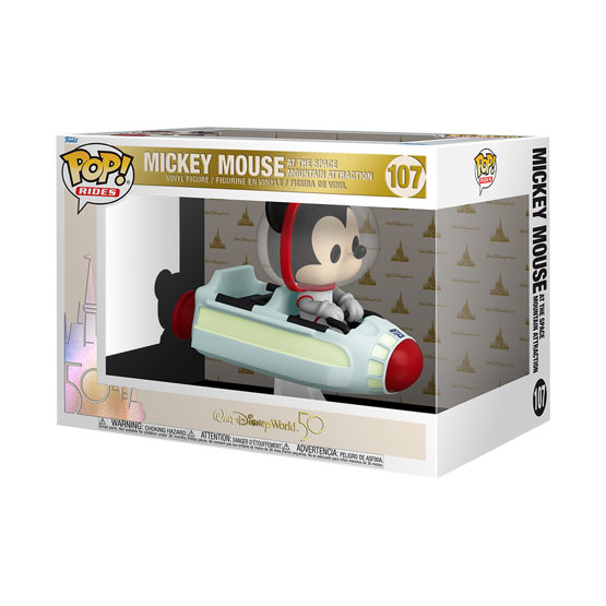 #107 - Walt Disney World 50th anniversary - Mickey Mouse at the Space Mountain attraction | Popito.fr